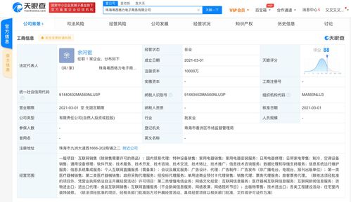 珠海粤西格力电子商务有限公司成立，注册资本达1亿元，专注国内贸易代理